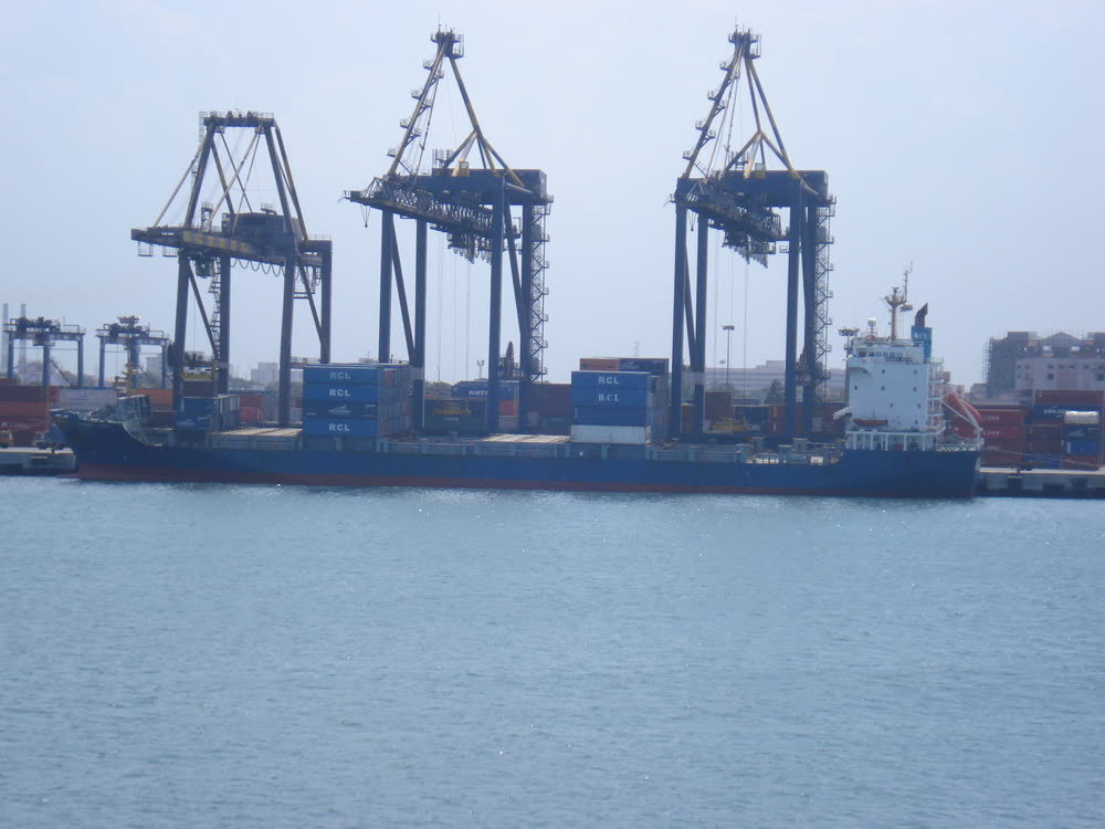 Port of Chennai container terminal, representative of ports and logistics power needs