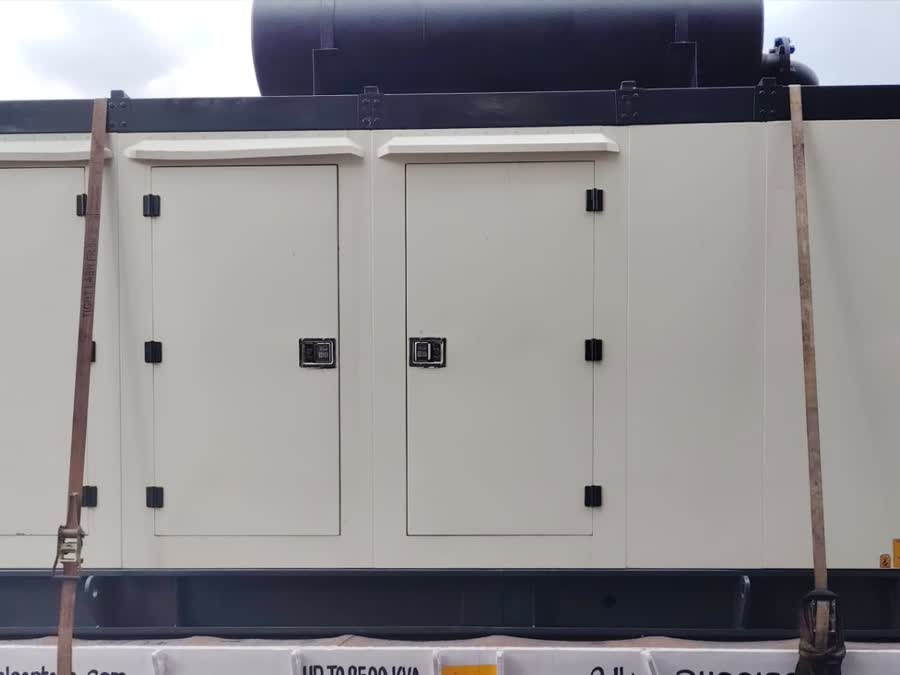 Excel Gentech serviced diesel generator canopy, ready for AMC and preventive maintenance